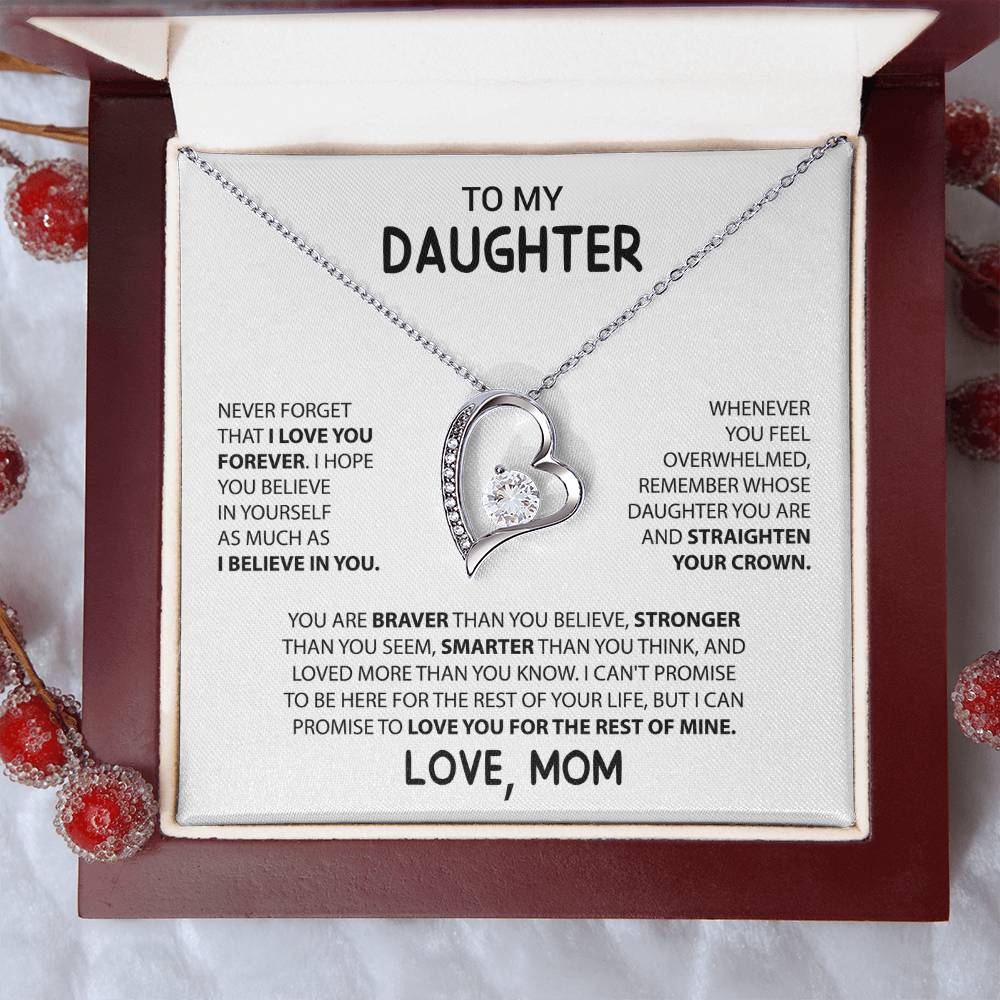 To My Daughter, Love Mom
