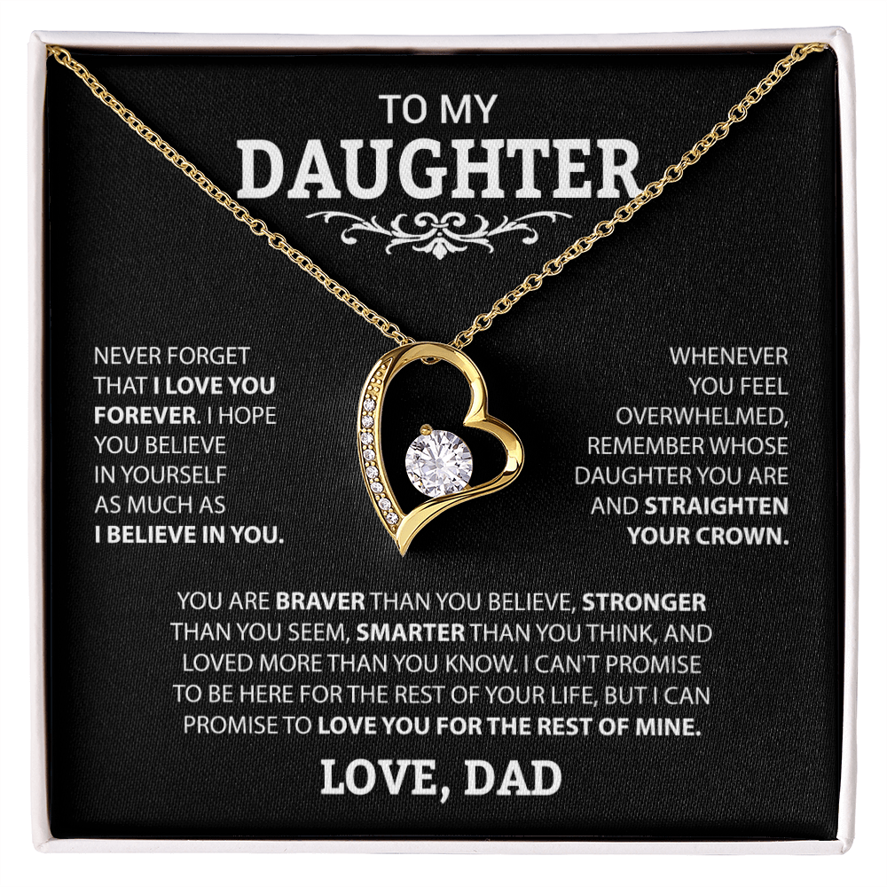 To M Daughter, Love Dad