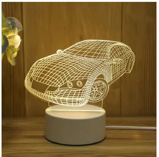 3D Lamp Acrylic USB LED Night Lights Neon Sign Lamp Xmas Home Decorations For Room Decor Valentines Day Gifts Cinda Kay collections