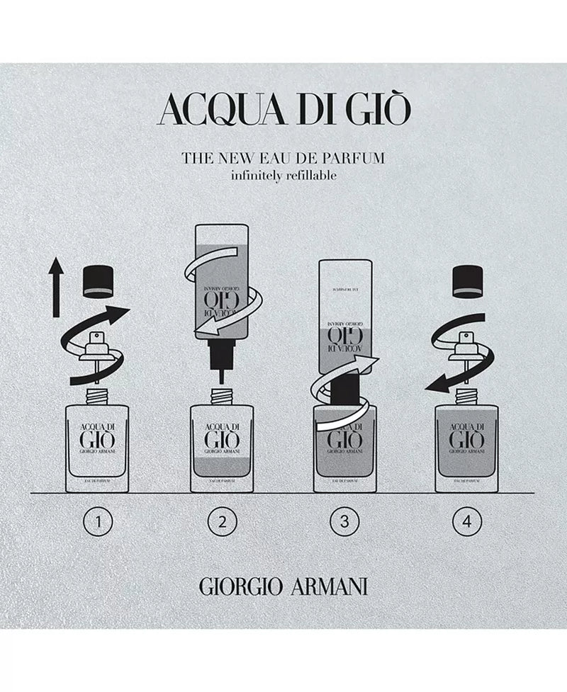 Acqua Di Gio Eau De Parfum Refill, 5.1 Oz.