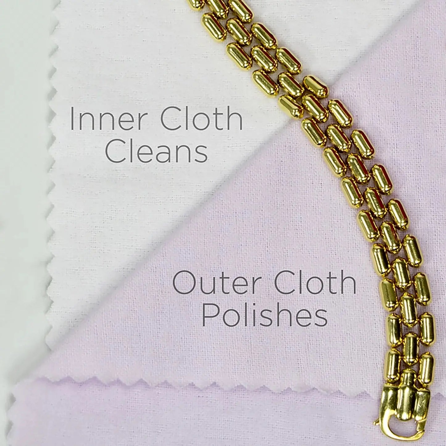 All-Purpose Jewelry Cleaning Kit with Cleaner Solution and Polishing Cloths