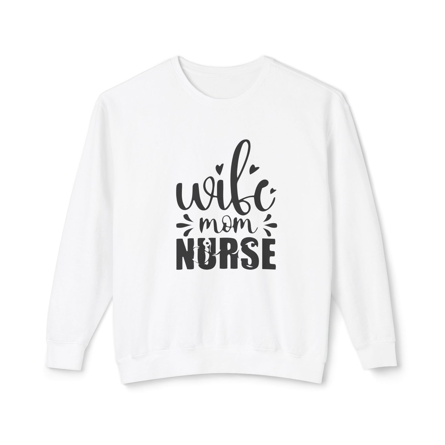 Mom Nurse Lightweight Crewneck Sweatshirt