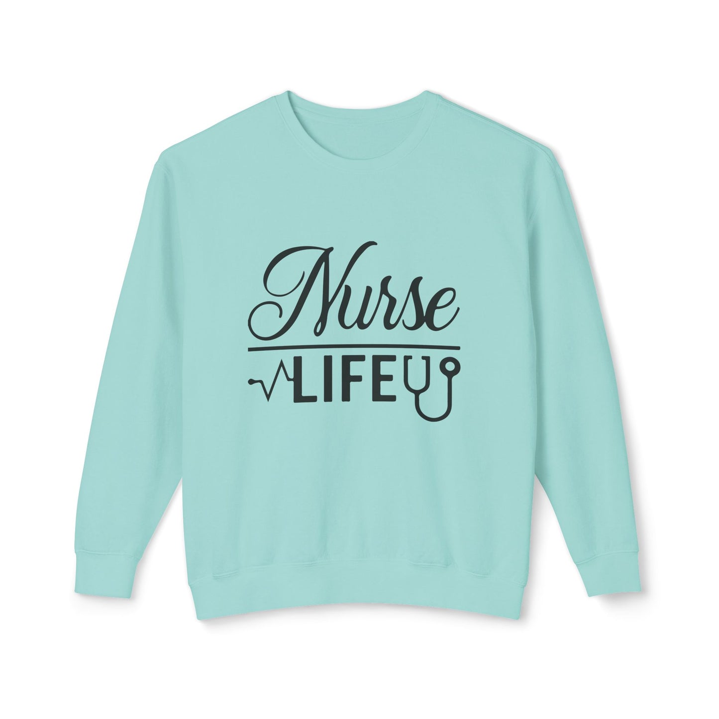 Nurse Life Lightweight Crewneck Sweatshirt