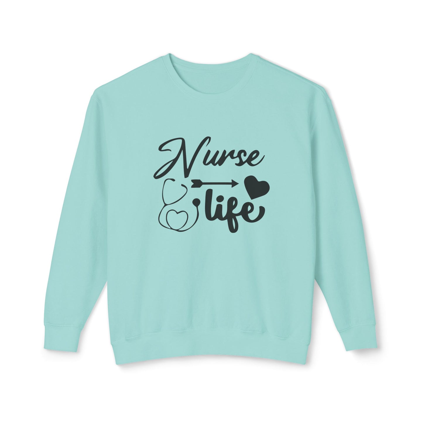 Nurse Life Lightweight Crewneck Sweatshirt