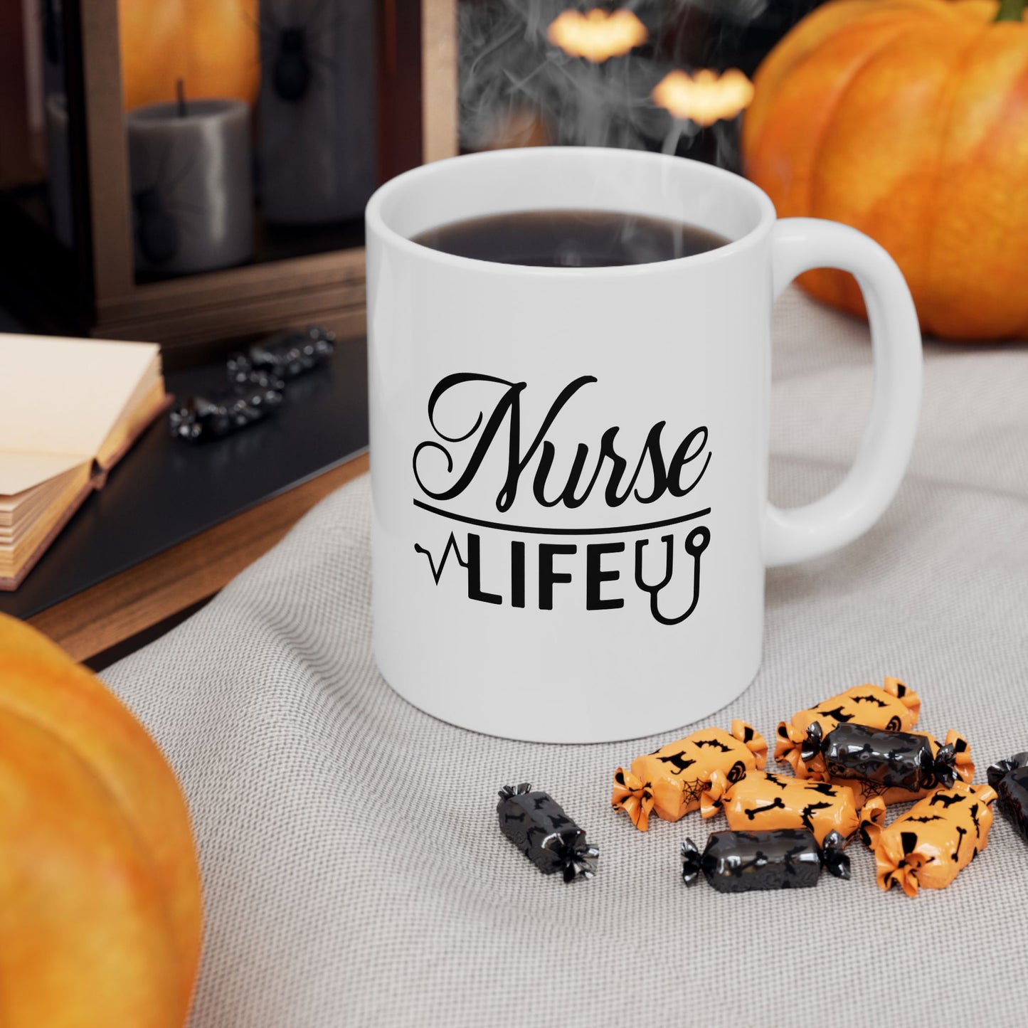 Nure Life Ceramic Mug, (11oz, 15oz)