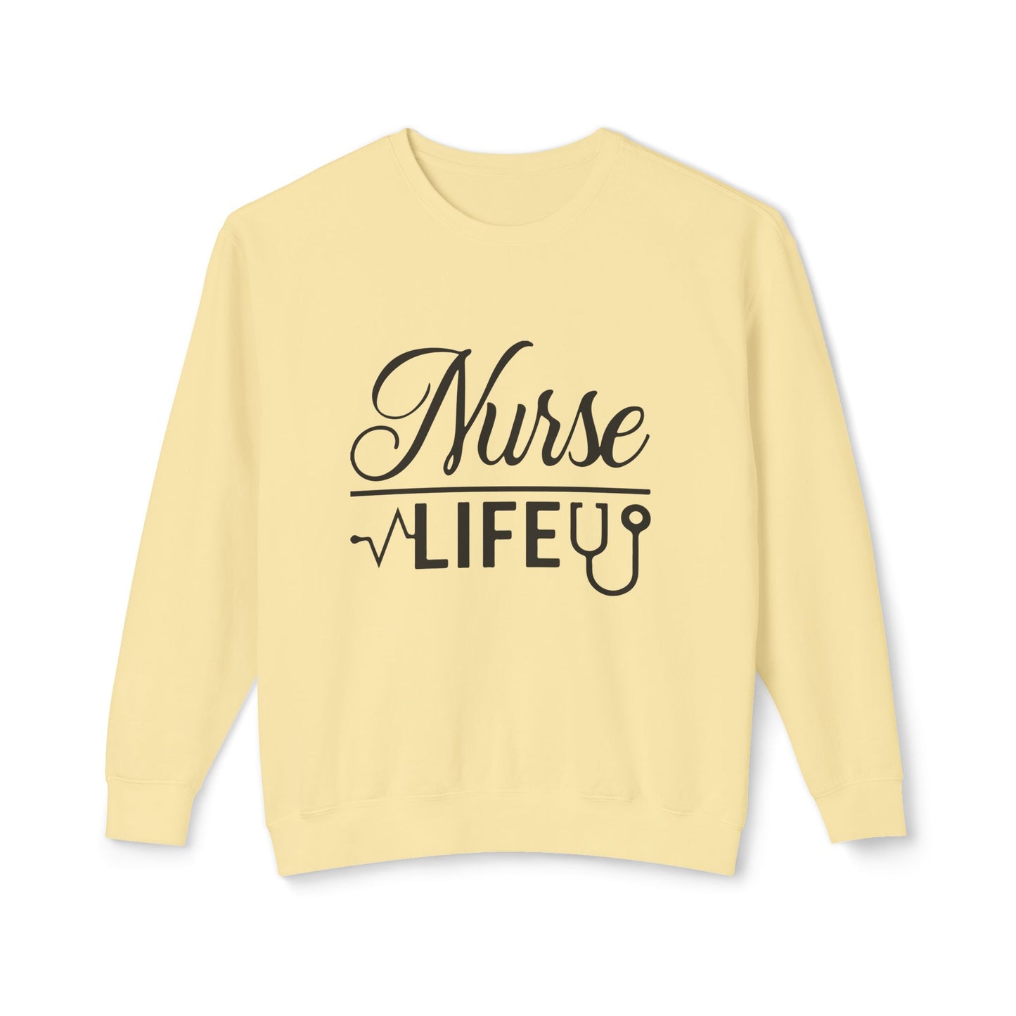 Nurse Life Lightweight Crewneck Sweatshirt