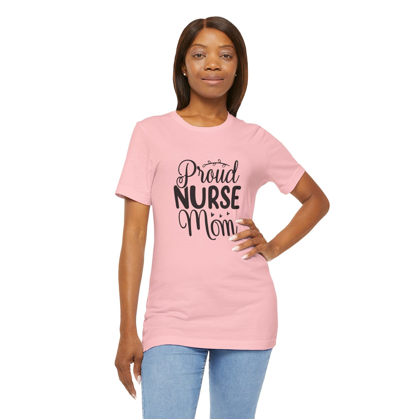 Proud Mom Jersey Short Sleeve Tee
