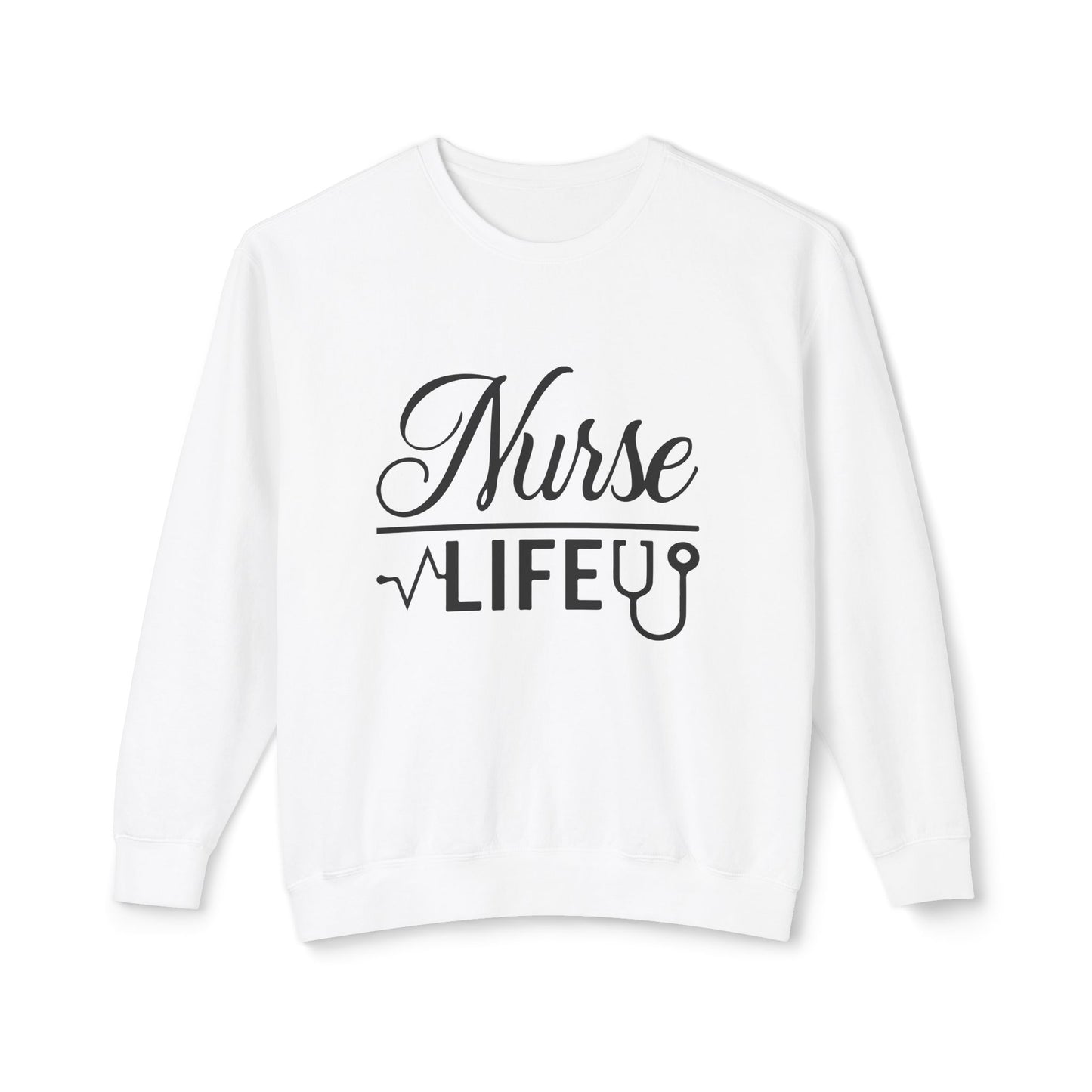 Nurse Life Lightweight Crewneck Sweatshirt