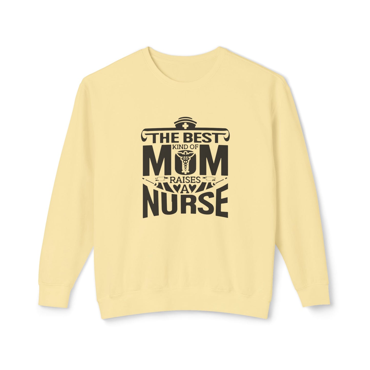 The Best Mom Lightweight Crewneck Sweatshirt
