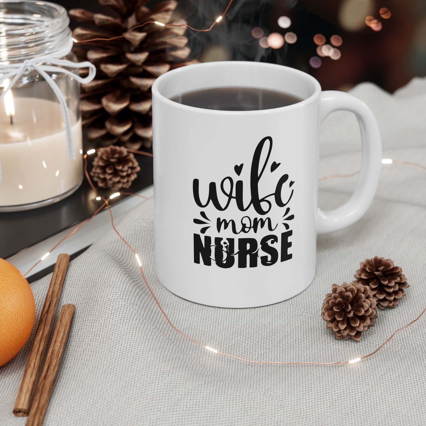 Mom Nurse Ceramic Mug, (11oz, 15oz)