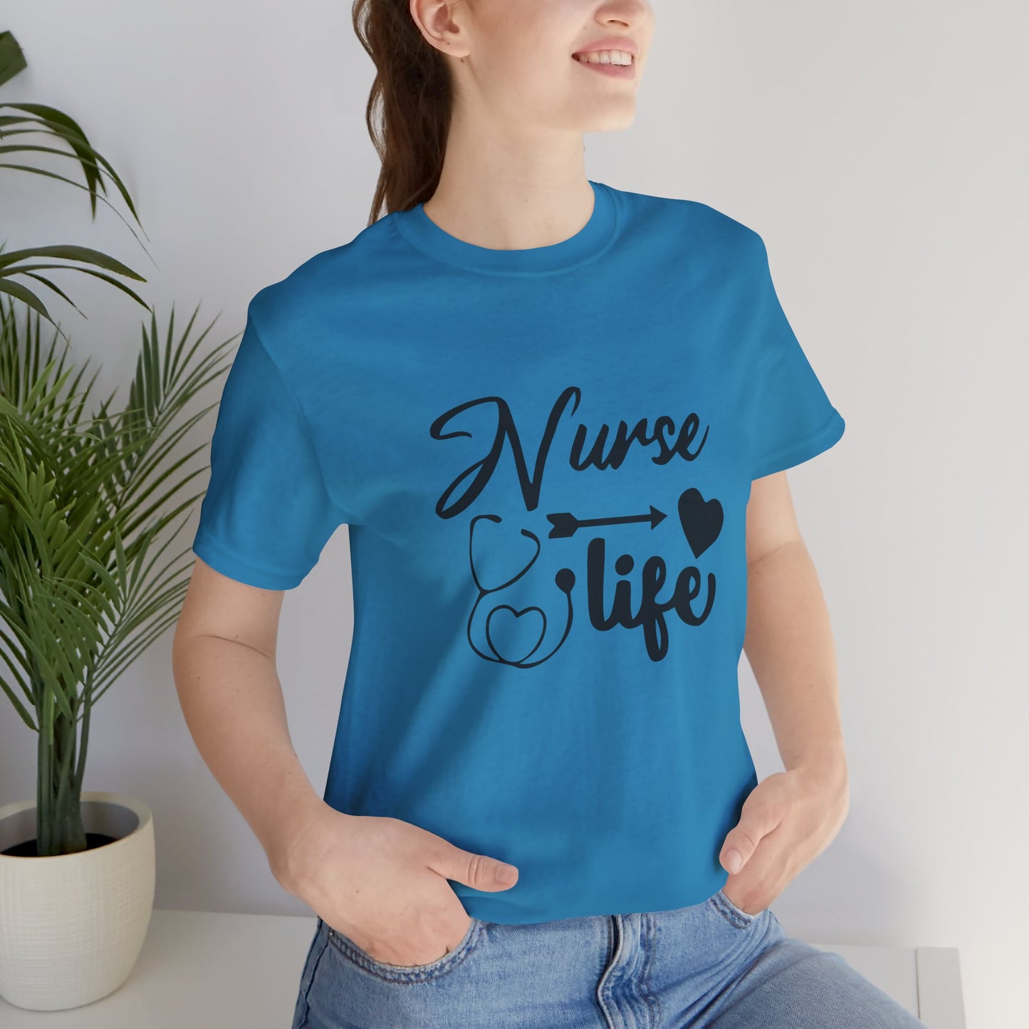 Nurse Life Jersey Short Sleeve Tee