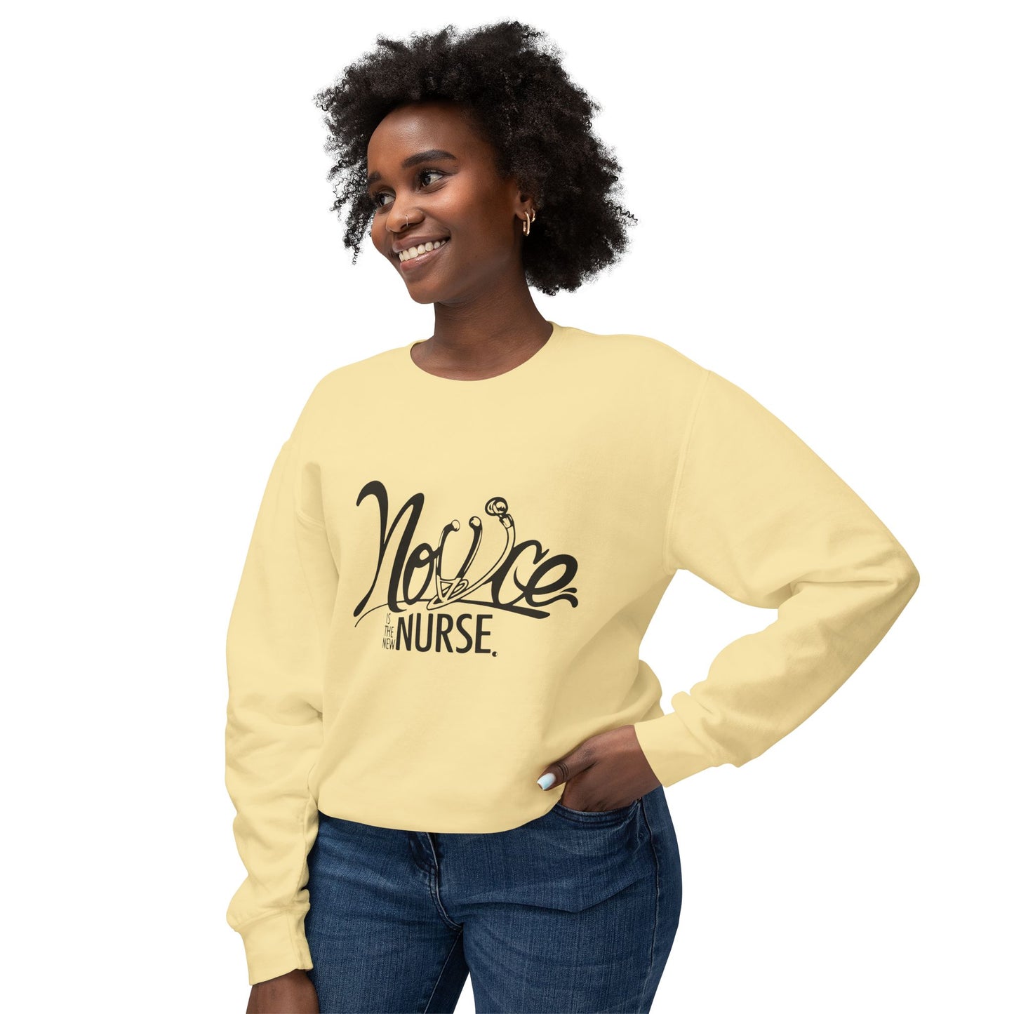 The New Nurse Lightweight Crewneck Sweatshirt