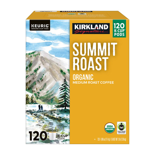 Coffee Organic Summit Roast K-Cup Pod, 120-Count