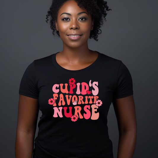 Cupid's Favorite Nurse T-Shirt