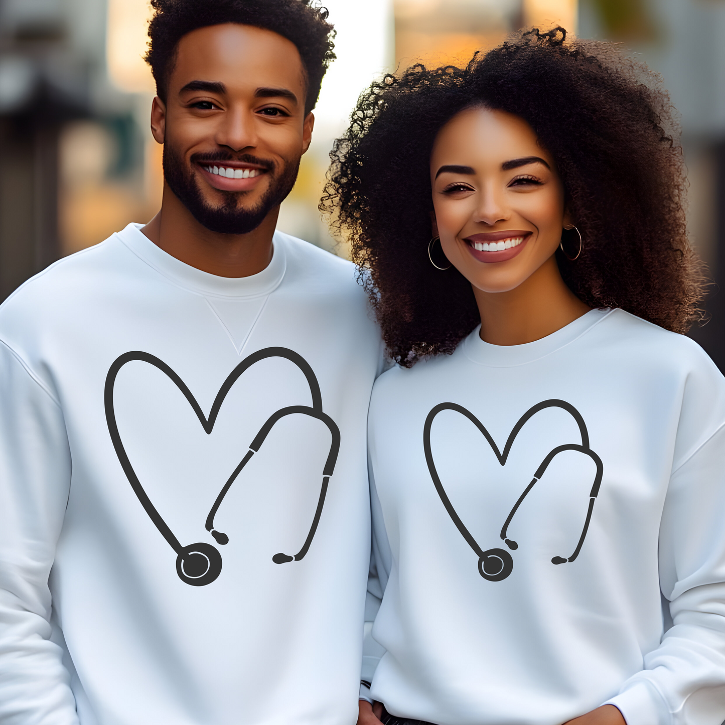 Stethoscope  Crewneck Pullover Sweatshirt