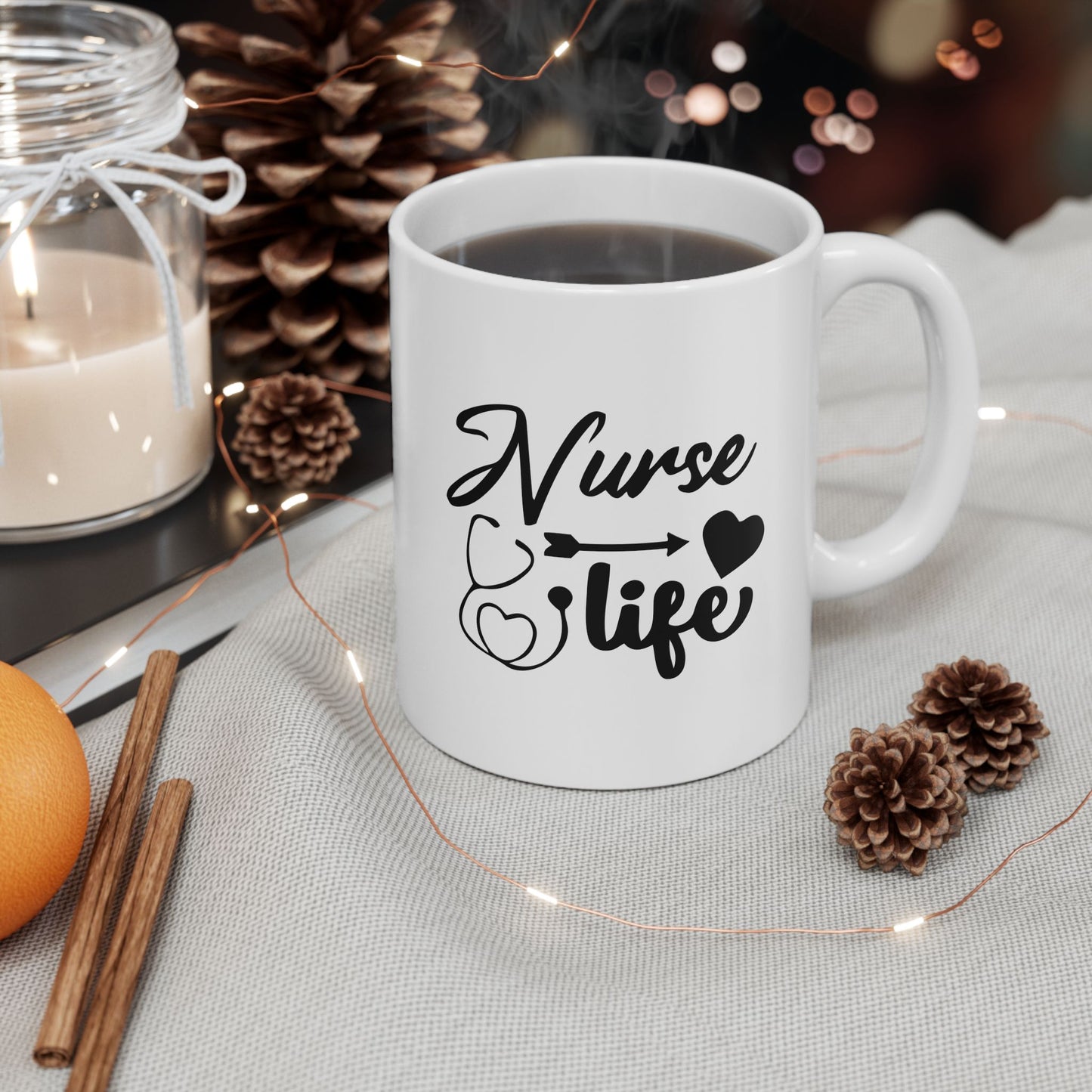 Nurse Life Ceramic Mug, (11oz, 15oz)