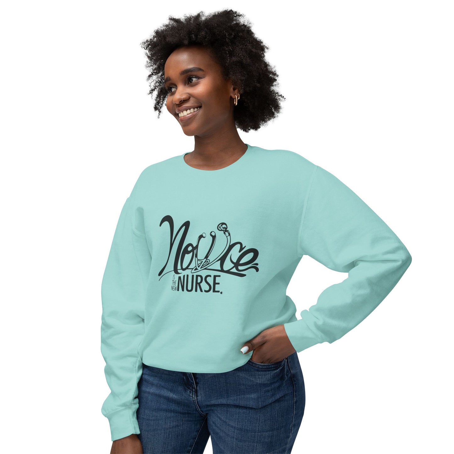 The New Nurse Lightweight Crewneck Sweatshirt