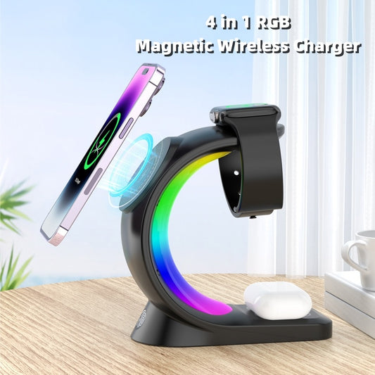 4-In-1 Magnetic Wireless Charger