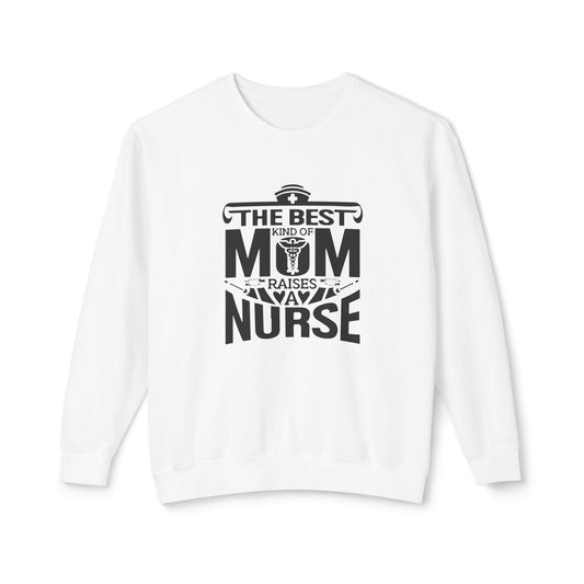 The Best Mom Lightweight Crewneck Sweatshirt