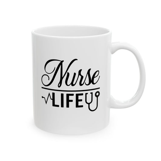 Nure Life Ceramic Mug, (11oz, 15oz)