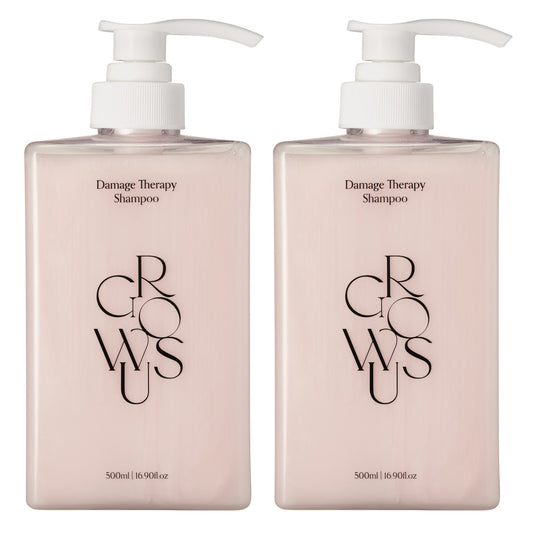 GROWUS Damage Therapy Shampoo, 16.9 Fl Oz, 2-Pack