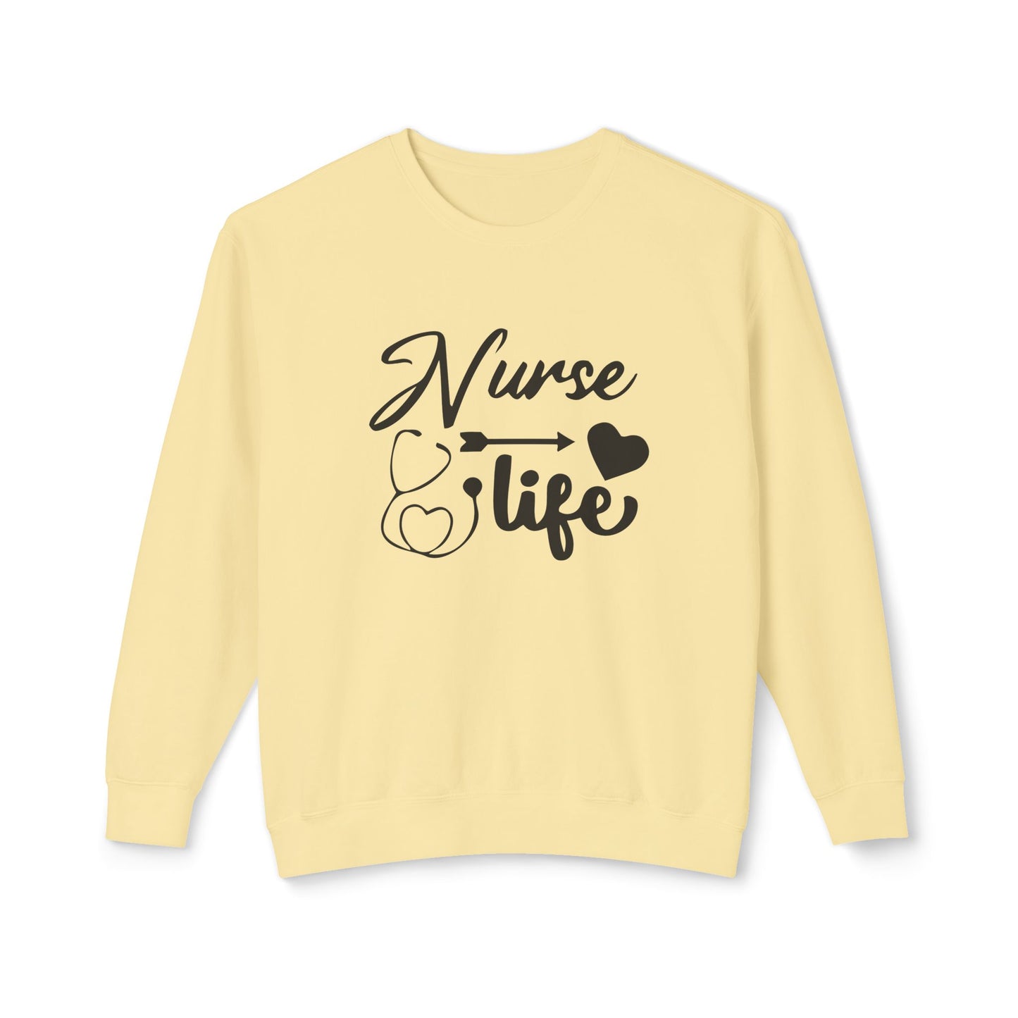 Nurse Life Lightweight Crewneck Sweatshirt