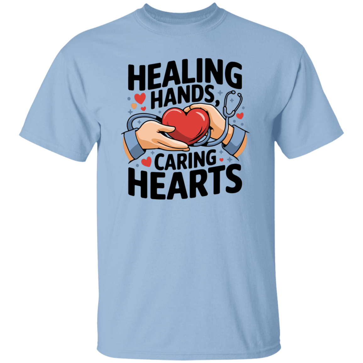 Healing Hands Caring Hearts T-Shirt