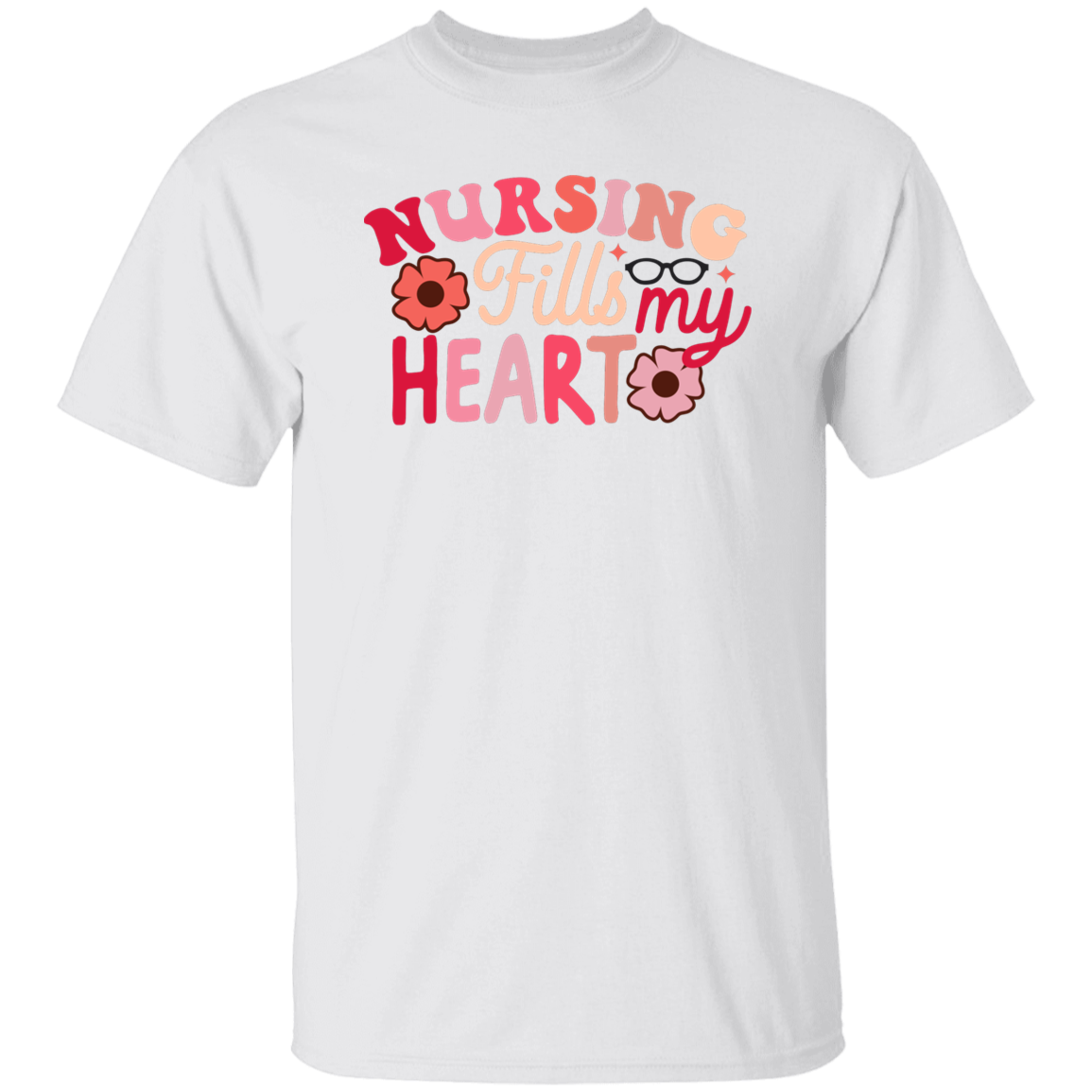 Nursing Fills My Heart T-Shirt