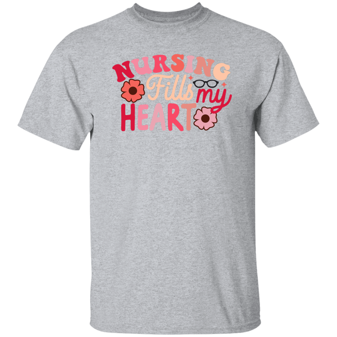 Nursing Fills My Heart T-Shirt