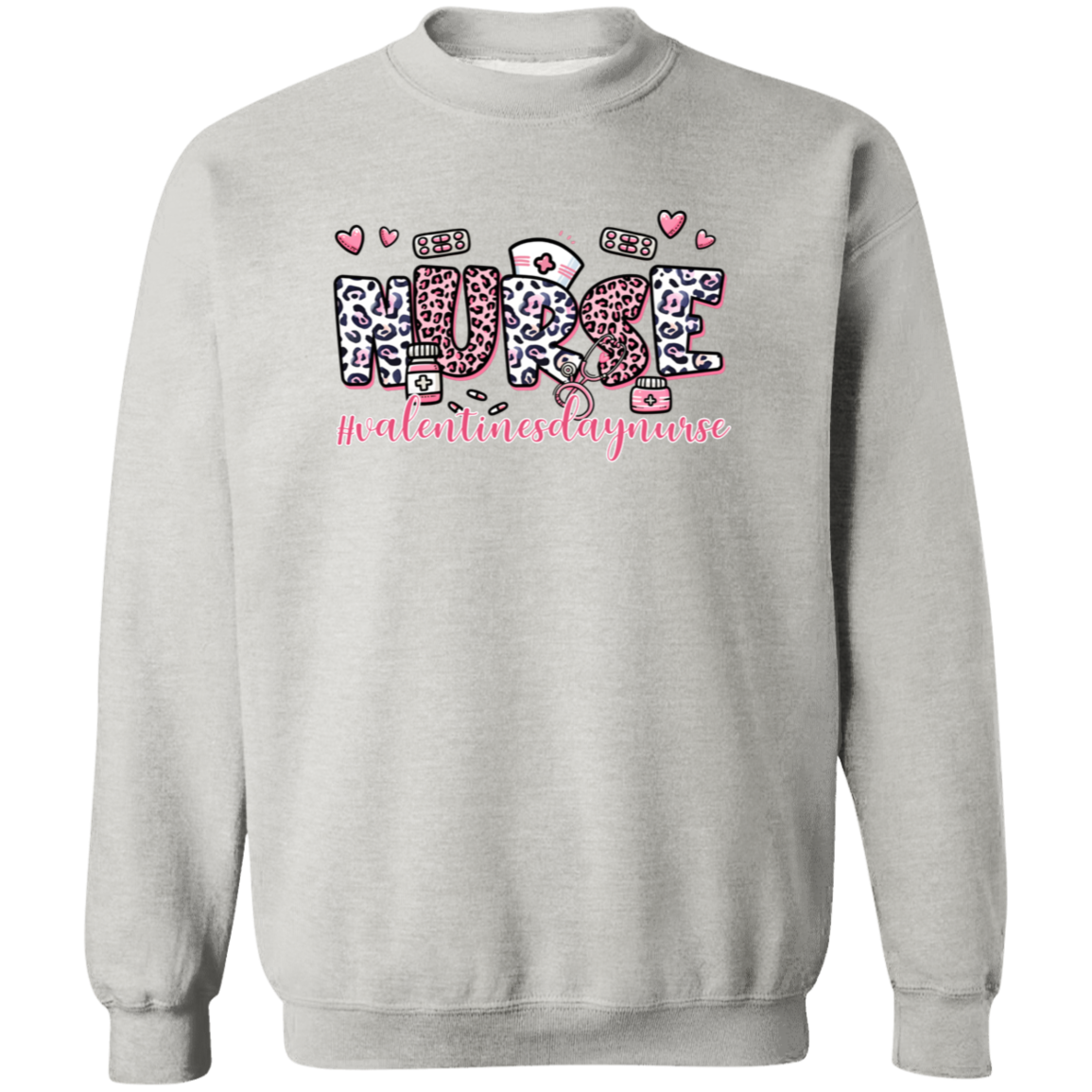 Nurse Crewneck Pullover Sweatshirt