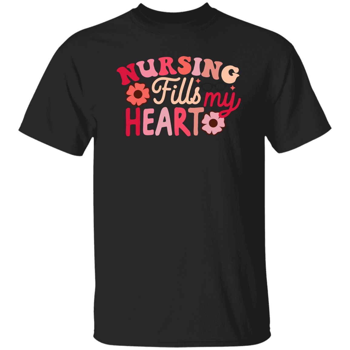 Nursing Fills My Heart T-Shirt