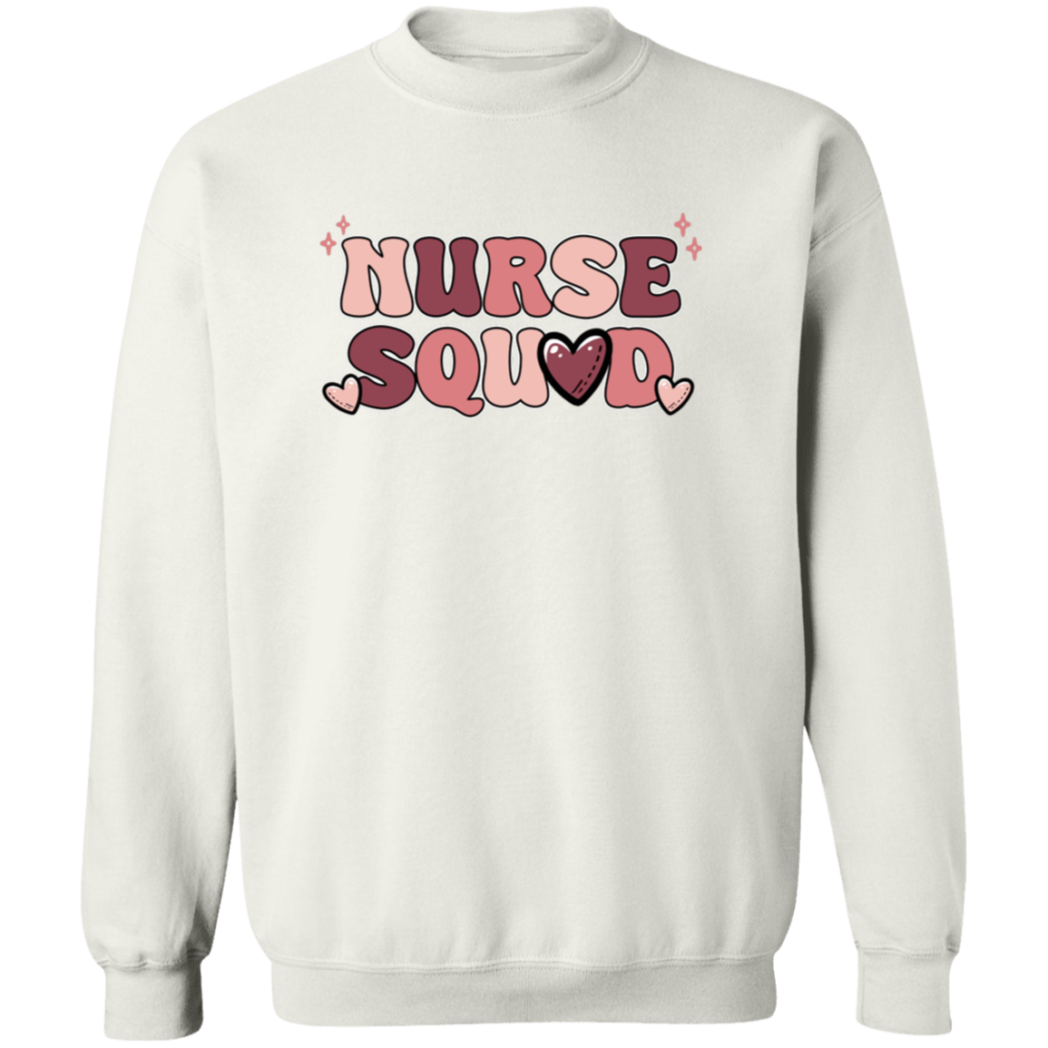 Nurse Squad Crewneck Pullover Sweatshirt