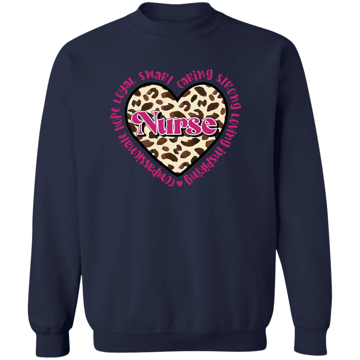 Nurse Crewneck Pullover Sweatshirt