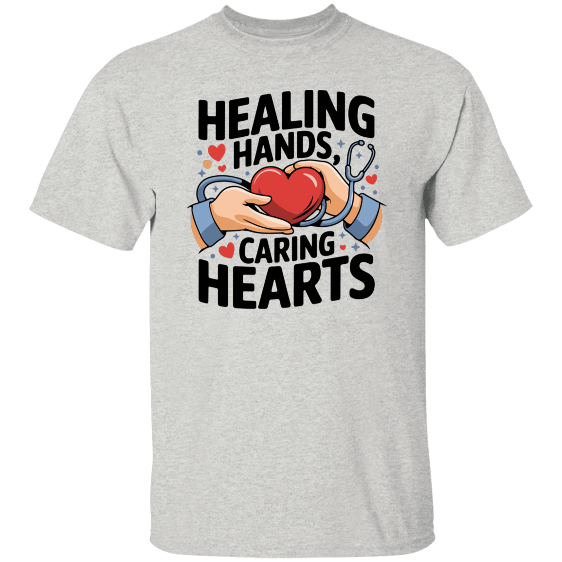 Healing Hands Caring Hearts T-Shirt