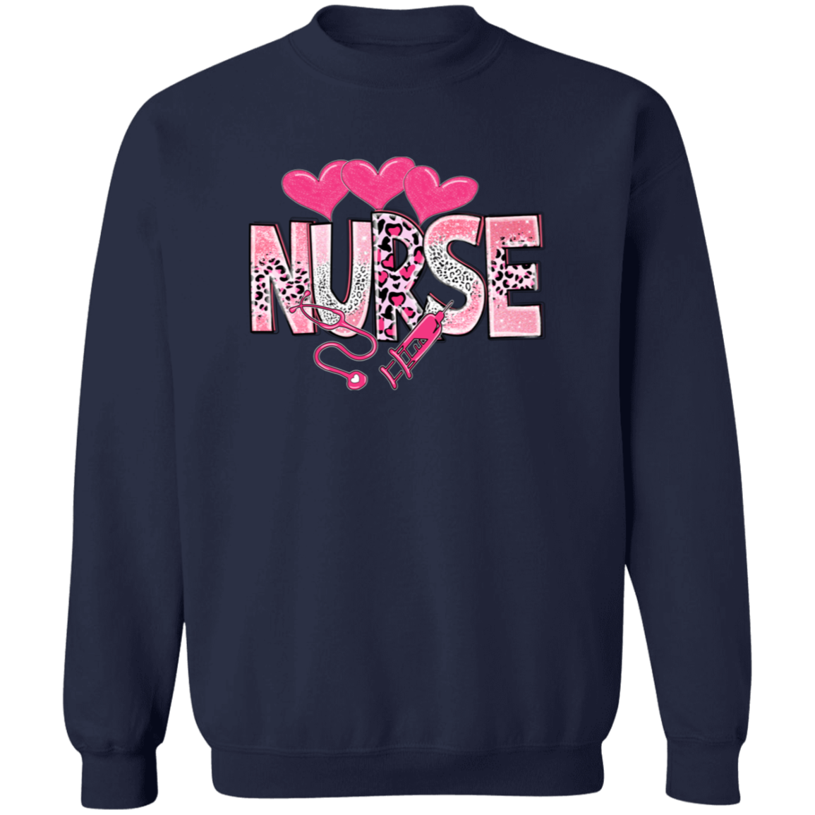 Nurse Crewneck Pullover Sweatshirt