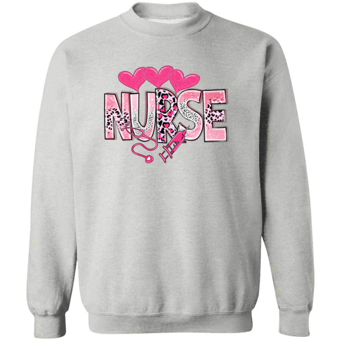 Nurse Crewneck Pullover Sweatshirt