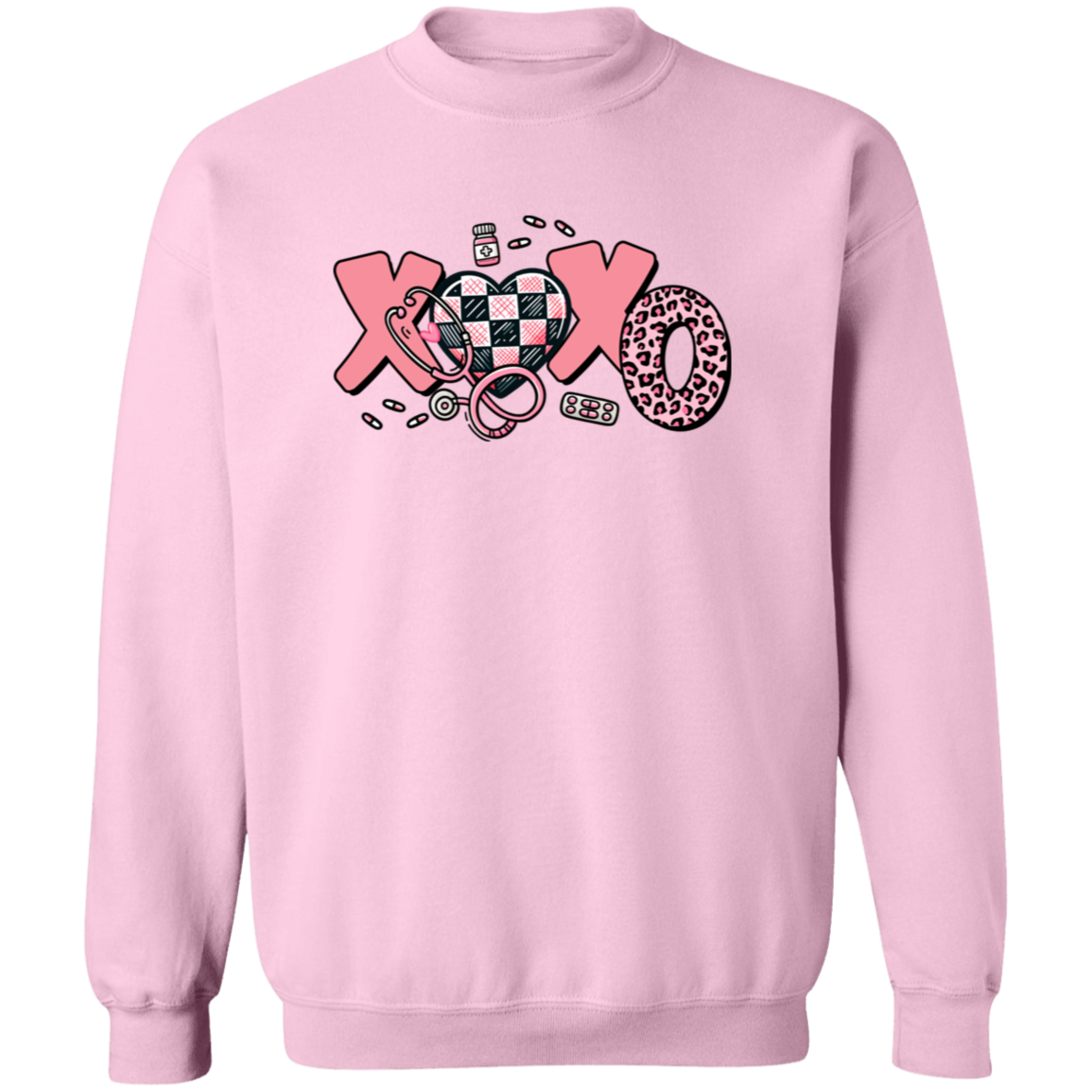 XOXO Crewneck Pullover Sweatshirt