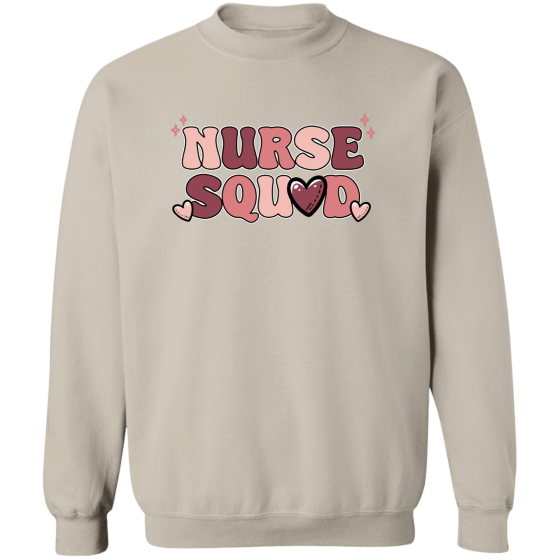 Nurse Squad Crewneck Pullover Sweatshirt