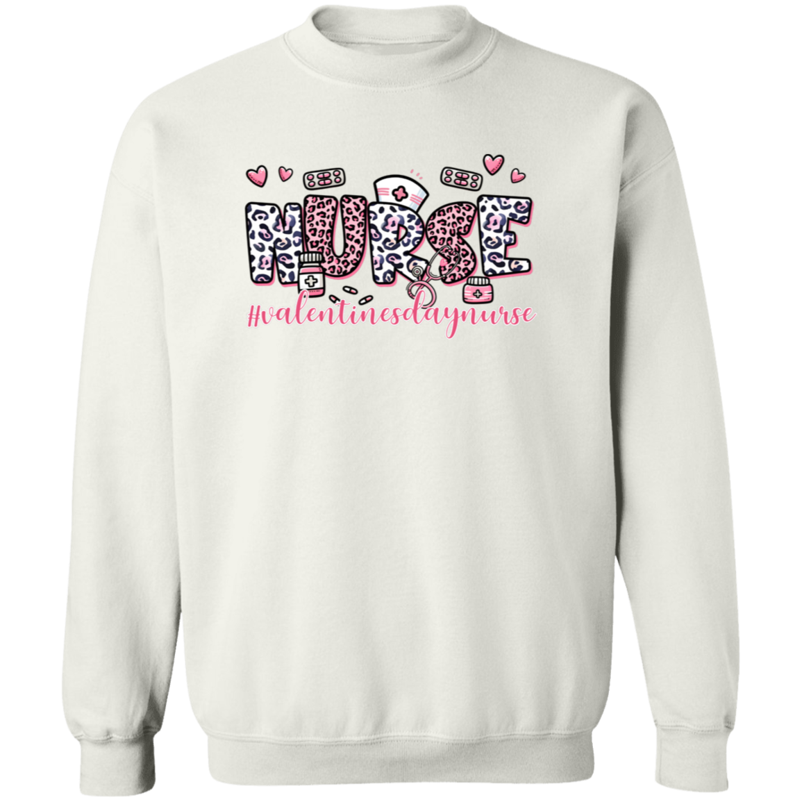 Nurse Crewneck Pullover Sweatshirt