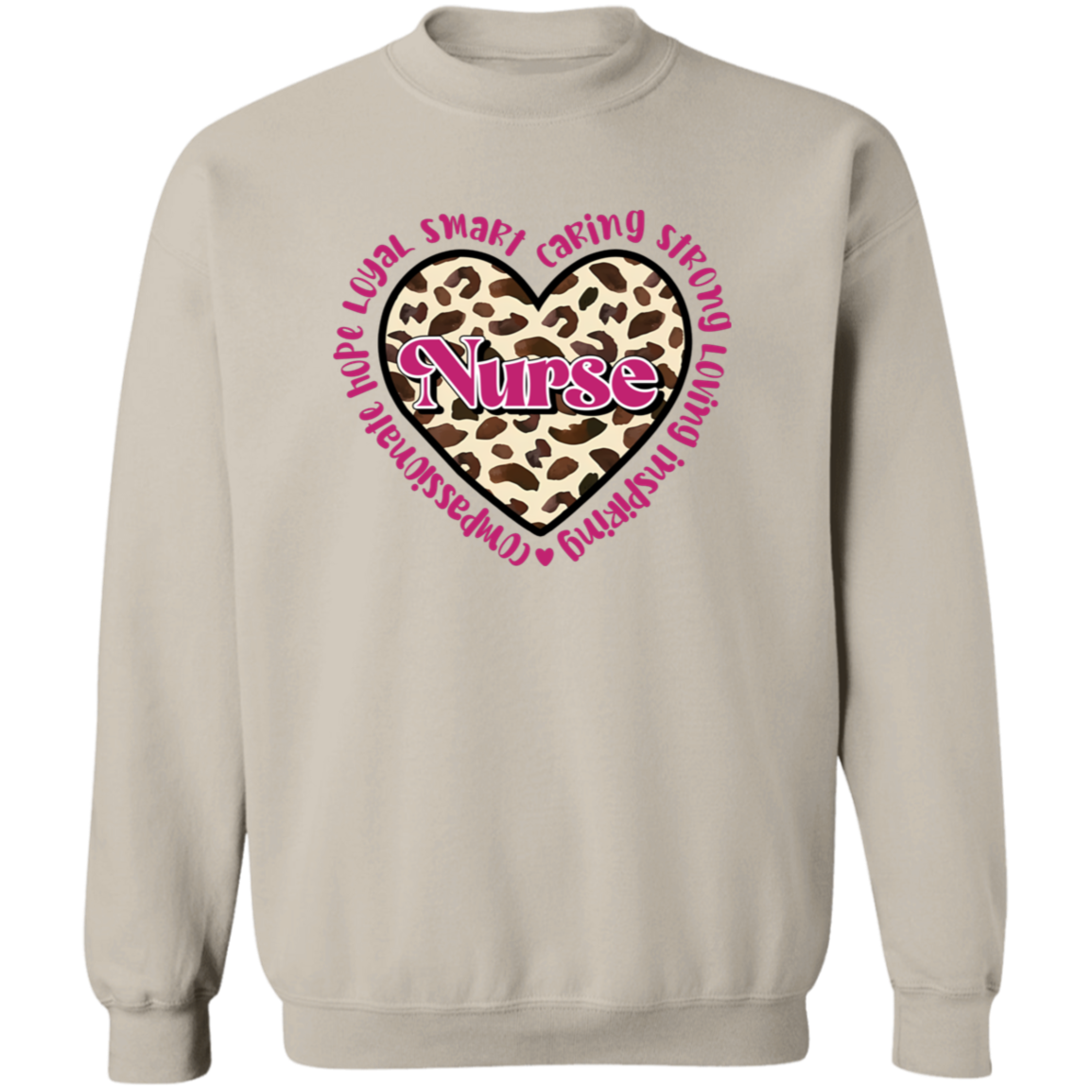 Nurse Crewneck Pullover Sweatshirt