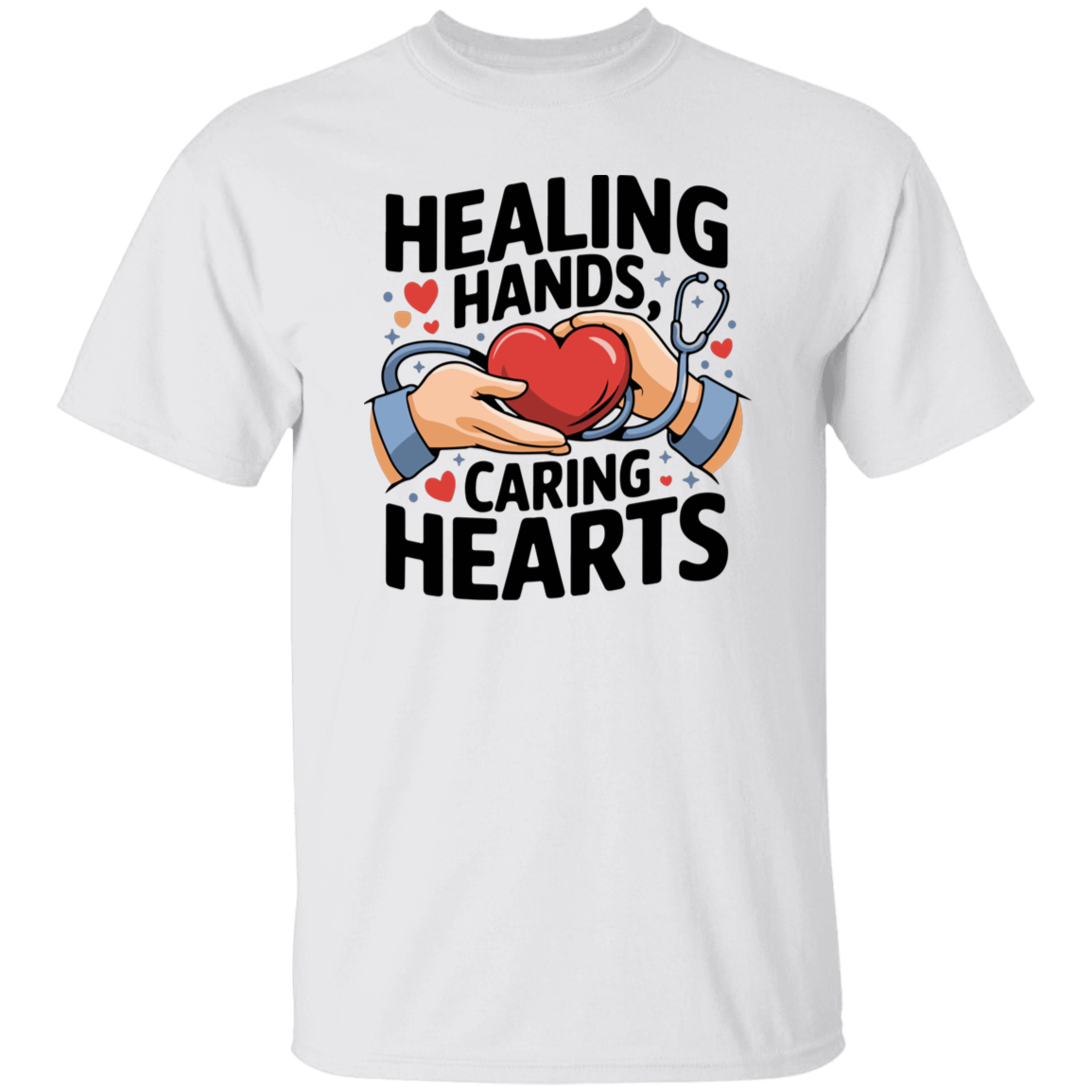 Healing Hands Caring Hearts T-Shirt