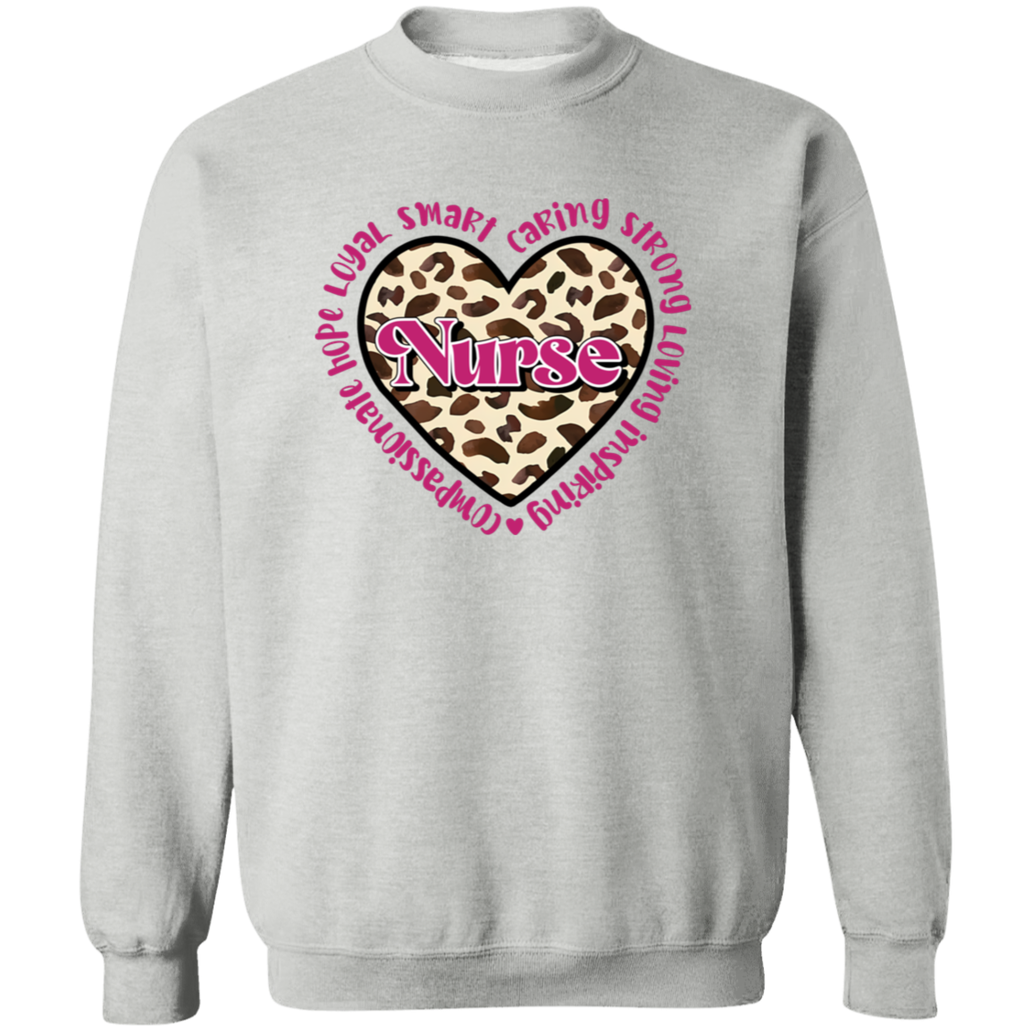 Nurse Crewneck Pullover Sweatshirt