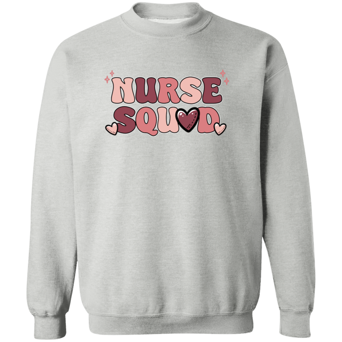 Nurse Squad Crewneck Pullover Sweatshirt