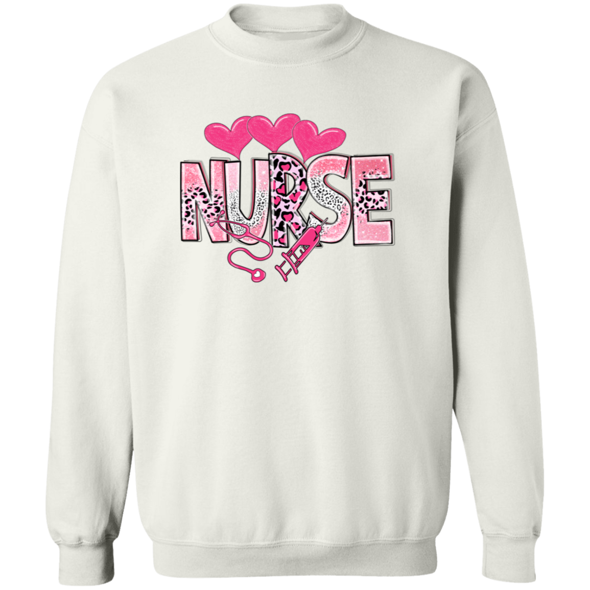 Nurse Crewneck Pullover Sweatshirt