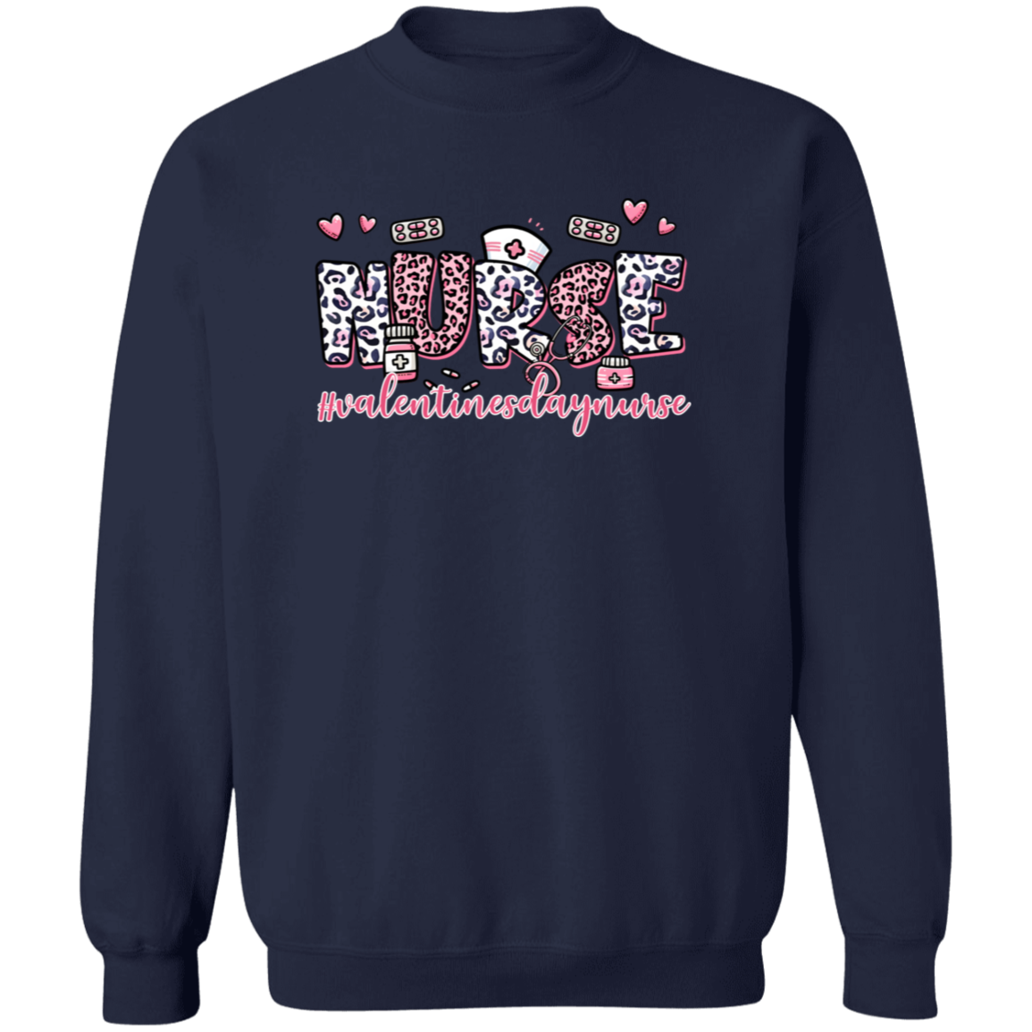 Nurse Crewneck Pullover Sweatshirt