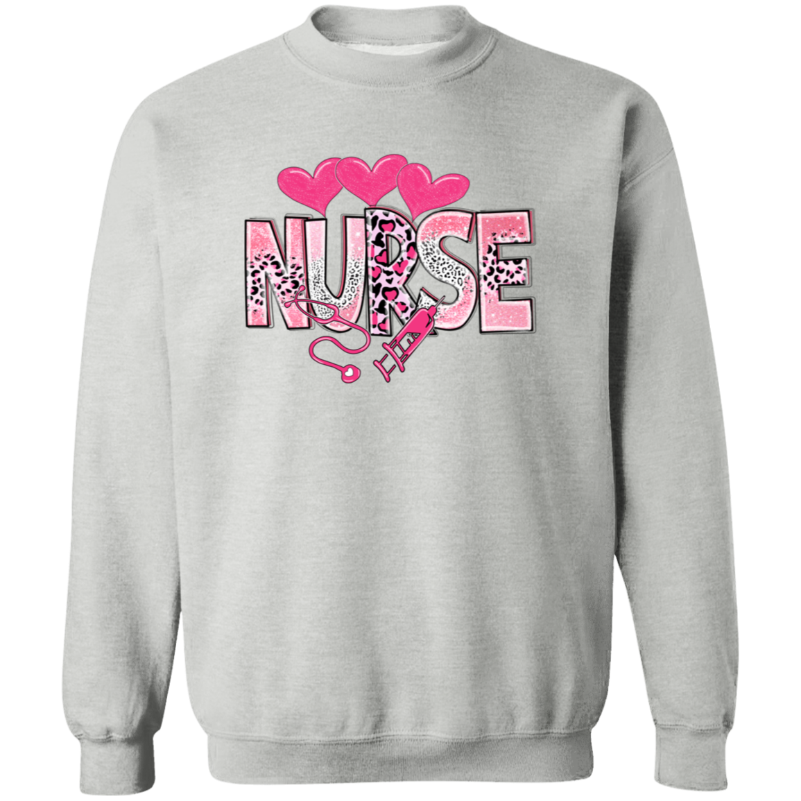 Nurse Crewneck Pullover Sweatshirt