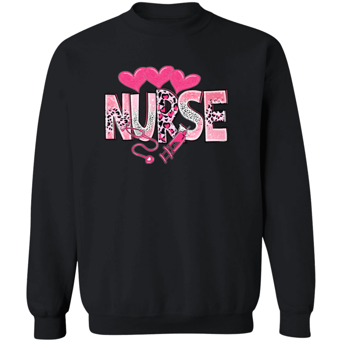 Nurse Crewneck Pullover Sweatshirt
