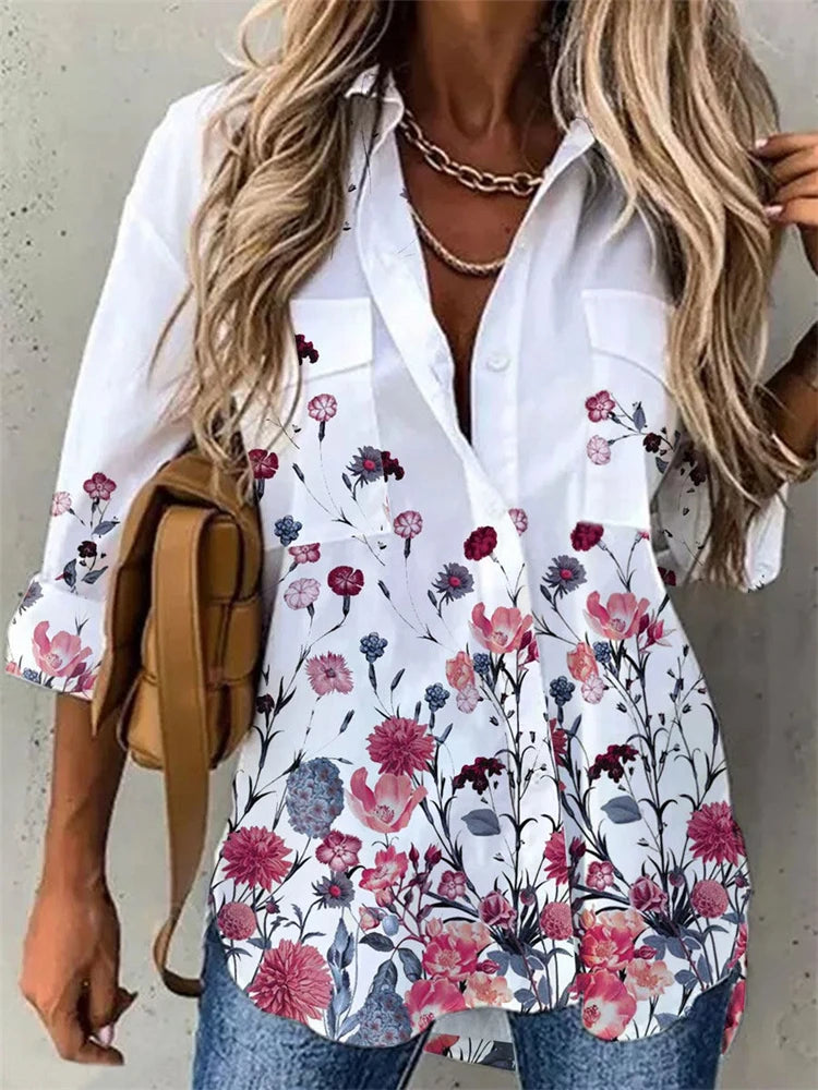 Women Casual Printed   Top