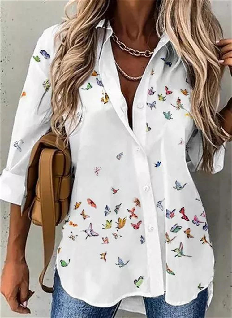 Women Casual Printed   Top
