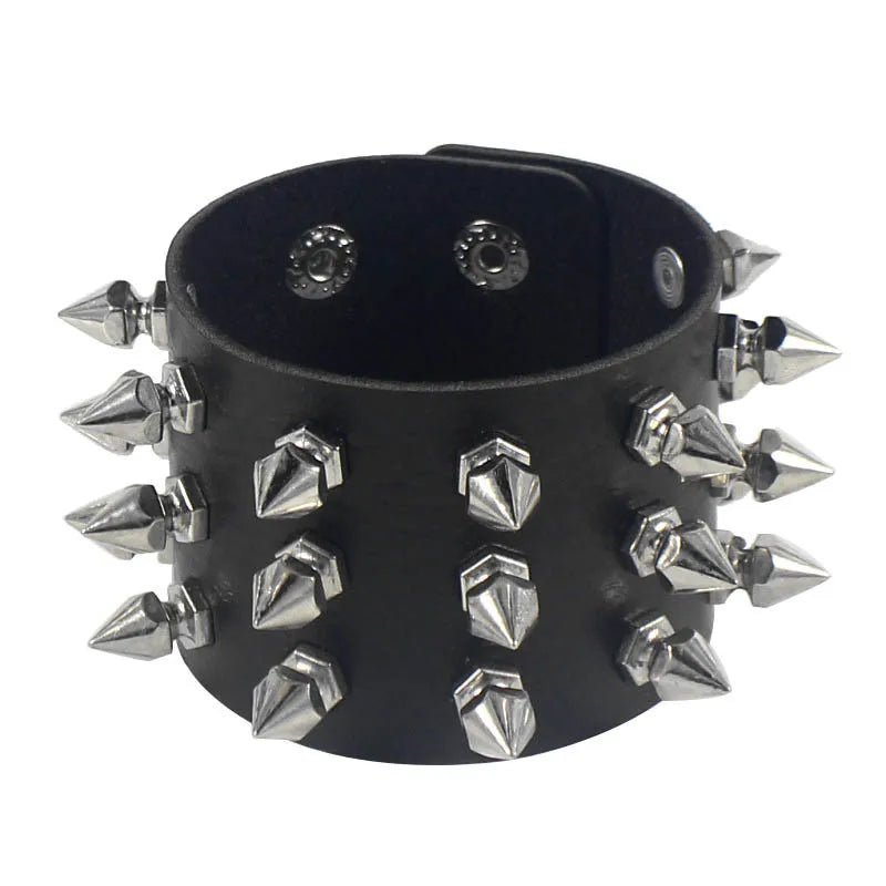PU Leather Studded Bracelet
